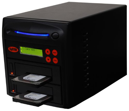 Systor 1:1 HDD/SSD Hard Drive Duplicator - 9GB/Min - Standalone Copier & Eraser/Sanitizer for Multiple SATA 3.5 Disk & 2.5 Solid State Drives - Copy Speeds of up to 150MB/Sec (SYS201HS-DP)