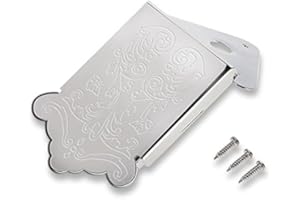 Mandolin Guitar Tailpiece Bridge With Screws for 8 String Musical Instrument Part (Silver)