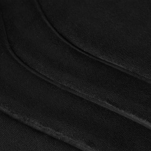 DgiqLeite Car Seat Cushions with Full Back Comfortable Universal Seat Cover for Cars Pickup SUV Van(Black/1 Pack)