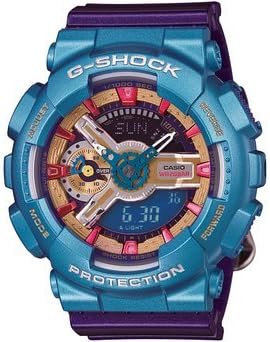 g shock purple green