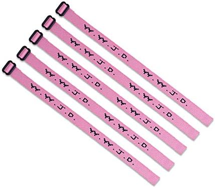 Amazon Com 5 Pack W W J D Bracelets 22 Individual Colors To Choose From Mix And Match Pink Black Toys Games
