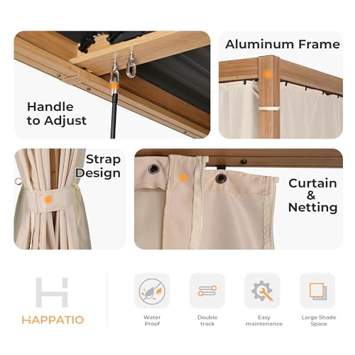 HAPPATIO Louvered Pergola 10' x 20' Review: Adjustable Aluminum Outdoor Shelter image 22