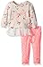 Juicy Couture Baby Girls 2 Pieces Pants Set-Printed Top, Pink, 12M