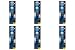 uni-ball Vision Elite Pen Refills, Bold Point, Black Ink, 6 Packs of 2