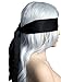 Vivilover Bondage Ties Satin Eye Mask Sleeping Blindfold for Women (0-black)