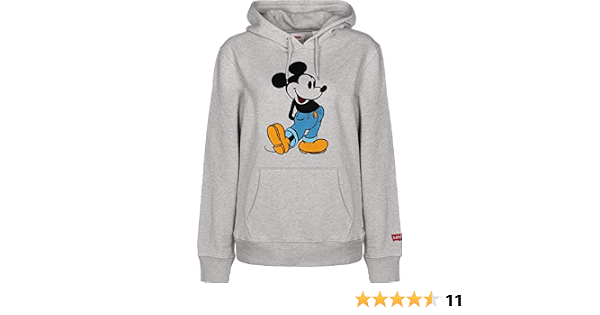 Levi's X Mickey Mouse Graphic Po B Hm Fill Sudadera Capucha Hombre Gris XL  (X-Large): Amazon.es: Ropa