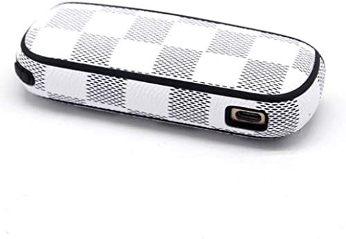 FANCYLEO Interesting Case for IQOS 3.0, High Quality PU Leather Cigarette Case (case only) (H12)(None White)