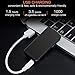 Lighter, Unique Gift Electric Lighter USB Rechargeable Dual Arc Lighter Windproof Flameless Plasma Lighter for Fire, Cigarette, Candle, Pipes (Matte Black)