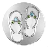Ginger Snaps FLIP FLOPS Snap SN21-28 Interchangeable Jewelry Snap Accessory