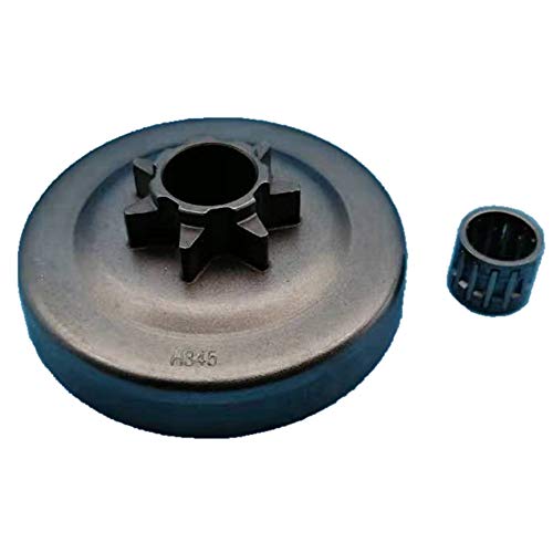 Tuzliufi Replace Clutch Drum Sprocket Needle Bearing Husqvarna 31 340 345 346 346XP 350 445 445E 450 450E 578097901 Jonsered 2145 2150 McCulloch PM5000 .325" 7 Teeth Chainsaw New Z20