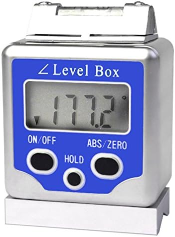 ∠ Level Box with V-Groove Digital 360°(+/-180°)Angle Gauge Meter JY-180LBV(V,L&amp;C)