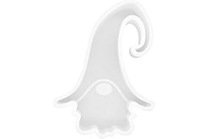 PEVOGON Gnome Car Freshie Silicone Mold Christmas Resin Casting Mold for Aroma Beads Soap Candle Clay Craft Decoration
