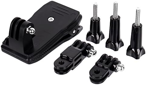 QOOKR Quick Release Backpack Mount Kit for Gopro Hero 5 Black, Xiaomi Yi, EK7000 Action Cameras
