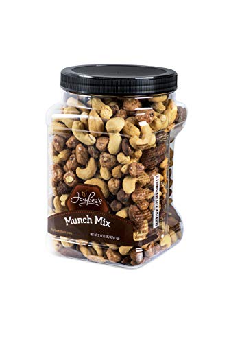 Jaybees Nuts Snack Trail Munch Mix - Great Mixed Nuts Snack for Home Office or Holiday Gift Giving Sweet & Crunchy 32 oz