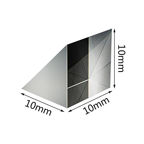 win-full Prisms Prism Glasses Photography-10mm10mm10mm Optical Glass Triangular Prisms Right Angle Isosceles Prisms -Lens Optical K9 Glass Material Testing Instrument