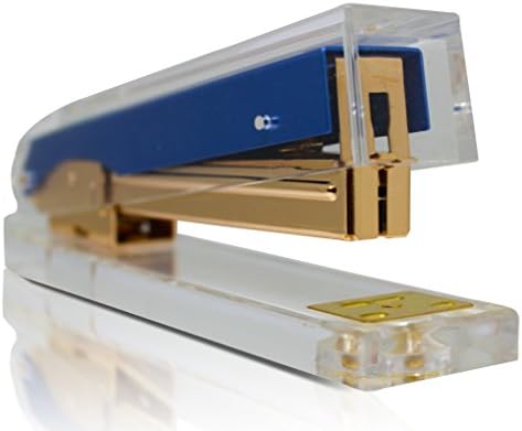 Best Blue Office Space Stapler with Modern Design, 20 Sheet Stapling Capacity, E-book