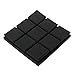 Yumian High-density Soundproof Foam-Sound Absorbing Foam-Sound Dampening Foam-30x30x5cm Soundproofing Foam Studio Acoustic Sound Treatment Absorption Wedge Tile (Black)