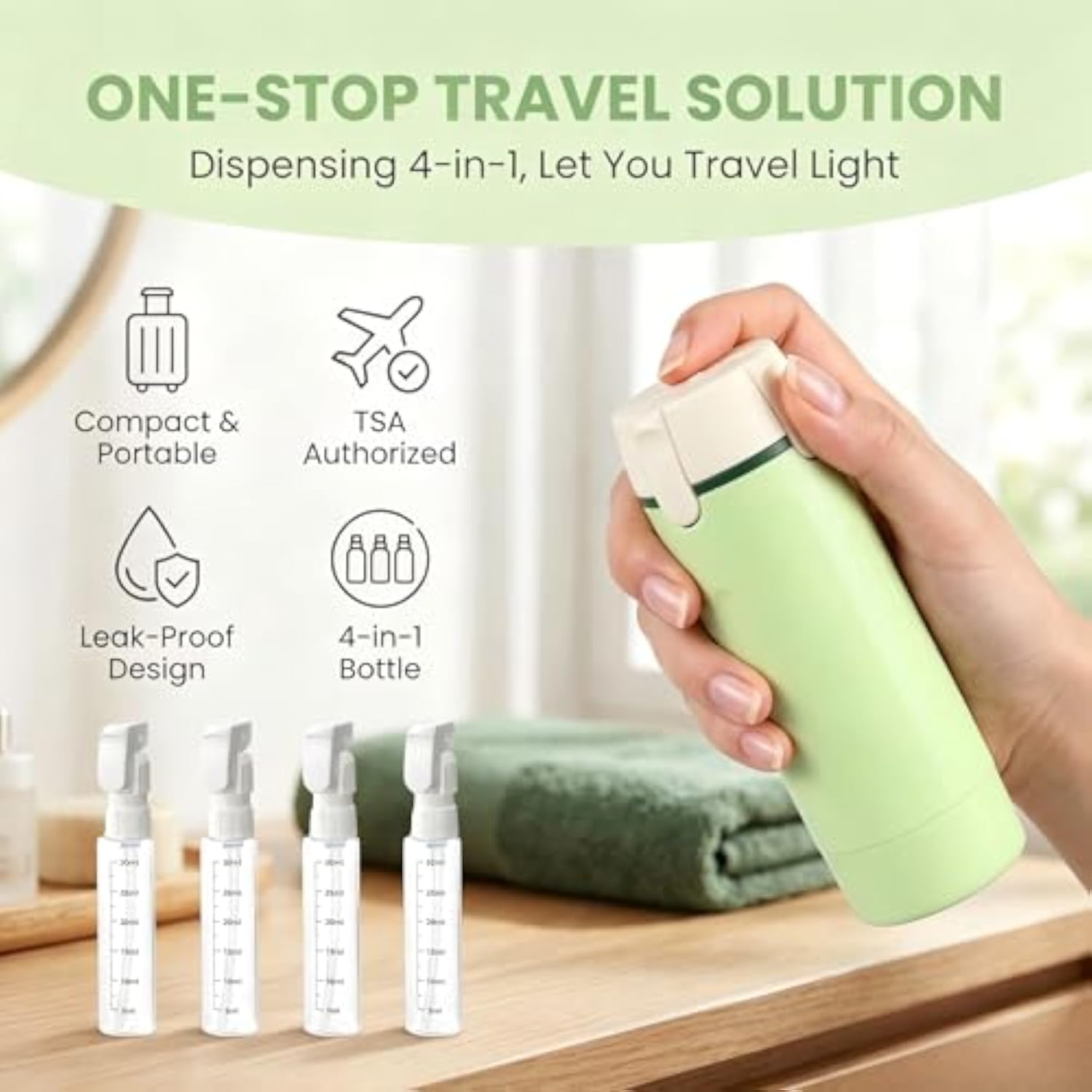 四合一旅行分装瓶 50%OFF
