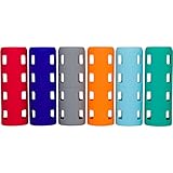 Silicone Sleeves for 18 oz Glass Bottles from Aquasana, Epica, Estilo, Pratico, &amp; Similar Brands - 6 Pack