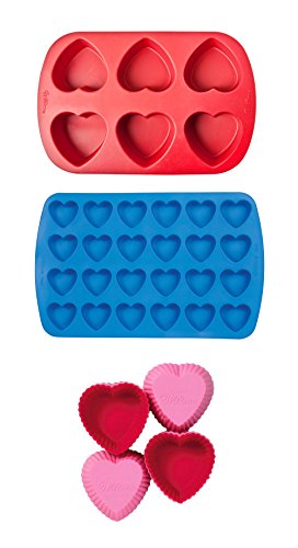Silicone Hearts Molds For Baking And Crafting Ovensafe Bakeware