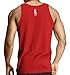 TEAM STARK-CIVIL WAR inspired Mens Iron Man Tank Top-Red (Large)