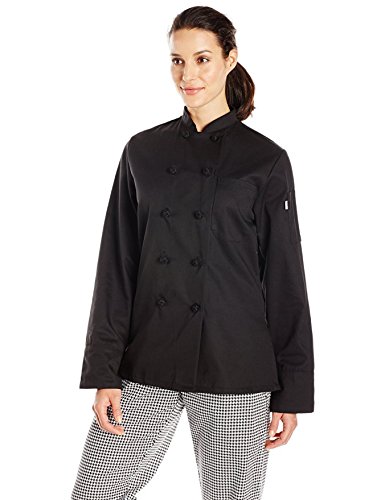 Uncommon Threads 0490-0107 Sedona Chef Coat in Black - 3XLarge
