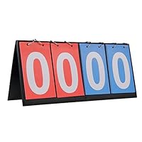 HRLORKC Scoreboard Score Keeper Score Flipper for Basketball Tennis Sports