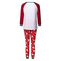 Mkcether Family Matching Clothes Christmas Cute Cartoon Snowman Print Top+Pant Pajama Sets for Women Man Kids Baby