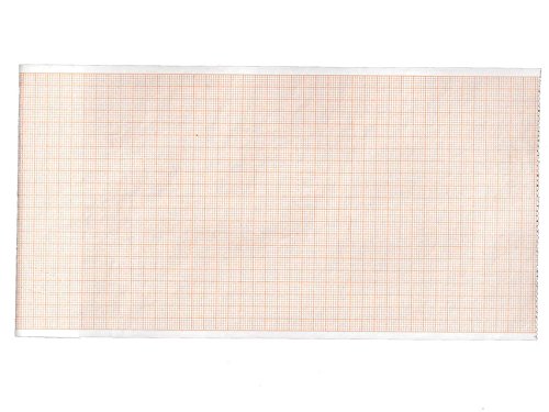 Gima 33002 Thermal Paper Roll Ecg, Grid Orange, 112 mm x 27 m