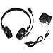AGPtek® 2 in 1 Stereo Handsfree Headset Boom Mic Noise Canceling Wireless Bluetooth Headphone For Cellphones iPhone 4S iPad PC PS3 Skype