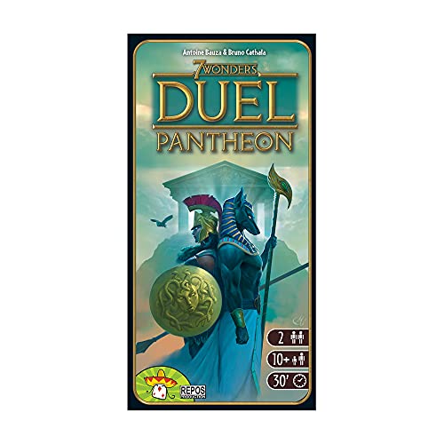 7 Wonders Duel Pantheon Board Game Expansion Board Game For 2 Players Strategy Board Game Civilization Board Game Board Game For Couples Ages 10 And Up Made By Repos Production Pricepulse