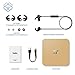 TaoTronics Bluetooth Headphones, Sweatproof Wireless in Ear Earbuds, Sports Magnetic Earphones with Built in Mic (IPX6 Waterproof, aptX Stereo, 7 Hours Playtime, CVC 6.0 Noise Cancelling Microphone)