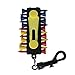 Golf Tee Caddy Keeper 12 Tees 2 Ball Markers Divot Tool Pencil Set W/key Chain
