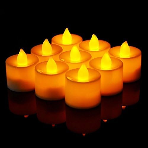 24PCS Flameless Votive Candles Battery Operated Flickering LED Tea Light US Ship