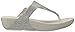 FitFlop Women's the Skinny Sparkle Flip Flop,Pale Gold,6 M US