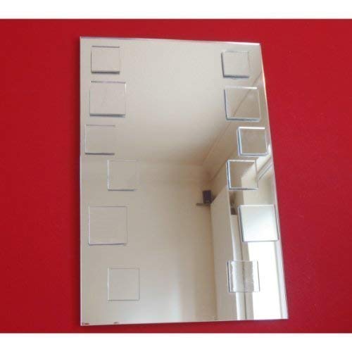 Squares on Rectangle Mirror Art 50cm x 40cm