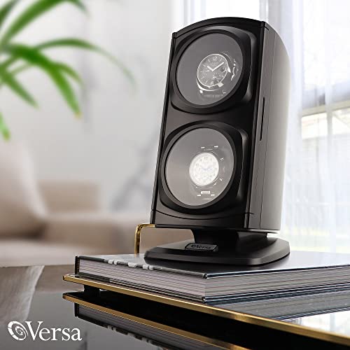 Watch Winder, Double Watch Winders for Automatic Watches, Watch Winder for Rolexs by Versa - Japanese Motor - No Magnetization