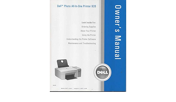 dell all in one printer 926