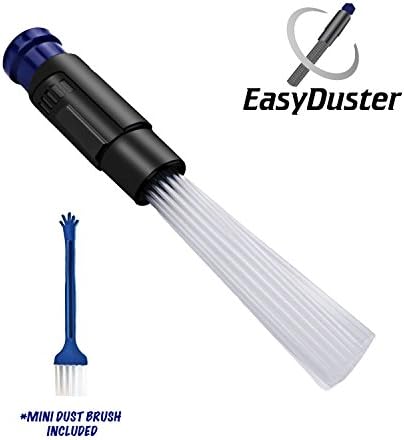 Dust Daddy Vacuum Attachment | Dusty Brush Vacuum Attachment | Universal Easy Reach Tubes Dust Dirt Remover As Seen on TV| Perfect for Drawers, Keyboards, Cars, Home