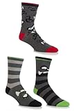 SockShop Men's 3 Pair Taz Socks