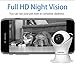 FullHD 1080p WiFi Home Security Camera Pet Camera Wireless IP Indoor Surveillance System Pan/Tilt/Zoom with 2 Way Audio Night Vision Motion Detection Remote Baby Monitor iOS/Android