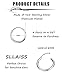 Sllaiss 925 Sterling Silver Round Small Hoop Earrings for Women Men 10MM Endless Hoop Earrings Sleeper Cartilage Lightweight Set of 4 Pairs
