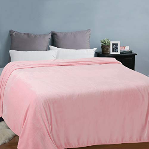 EASELAND Soft Queen Size Blanket Warm Fuzzy Microplush Lightweight