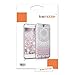 kwmobile Clear Case Compatible with HTC One A9 - Phone Case Soft TPU Cover - Indian Sun Pink/White/Transparent