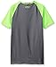 Under Armour Boys' HeatGear Armour Up Digi Fitted Short Sleeve Shirt, Fuel Green (363)/Graphite, Youth Small