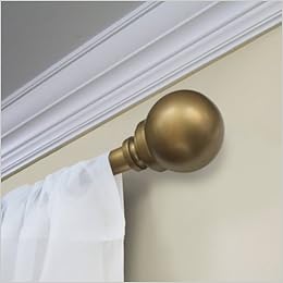 Better Homes And Gardens Boule Antique Brass Curtain Rod Set 1