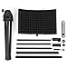 TONOR Microphone Isolation Shield and Stand Kit with Absorbing Cotton Insulation, Tripod Adjustable Stand, Microphone Studio Recording Accessories for Vocal Acoustic Recording and Podcasting, Black