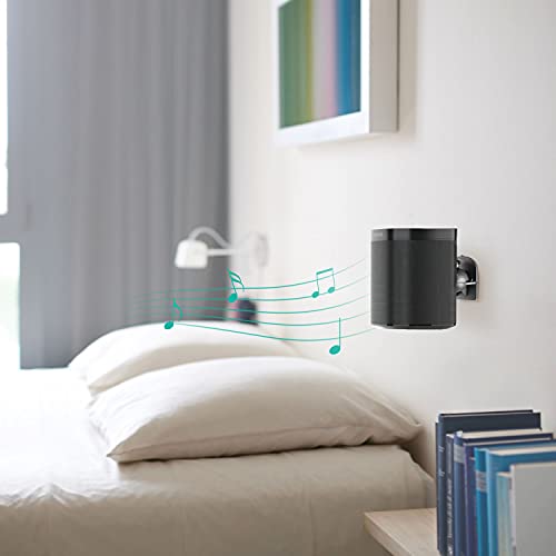 WALI Speaker Wall Ceiling Mounts One Pair, Bookshelf Speaker Wall Mount