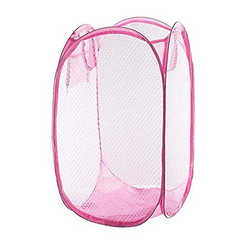 New Pop Up Mesh Washing Laundry Basket,Foldable Hamper Bag,Mesh Popup Laundry Hamper Bags - Thumbnail 5