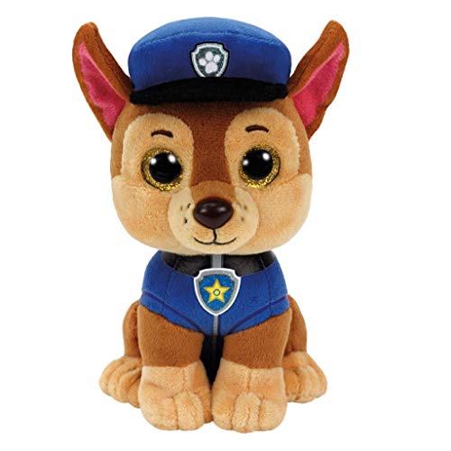TY 96319 Shepherd Dog Aladdin Paw Patrol, Chase 24cm, braun